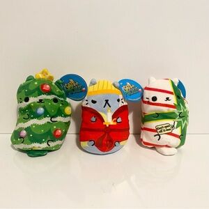 Cats vs Pickles Minsticks Scrooge Topper Christmas Beanbag Plush 2022 Holiday 4”